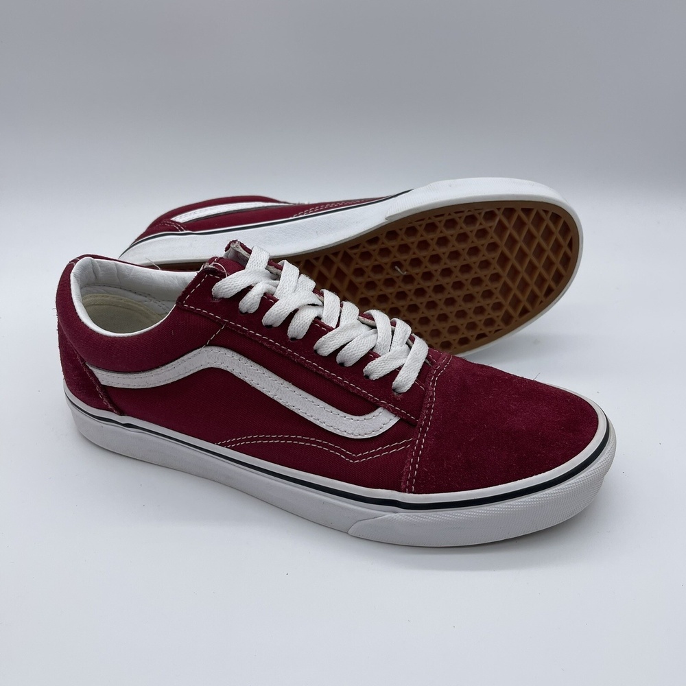 Vans Old Skool Men's Size 9 Casual Shoes VN0A38G1VG4 Rumba Red/True White 500714 - Picture 3 of 11